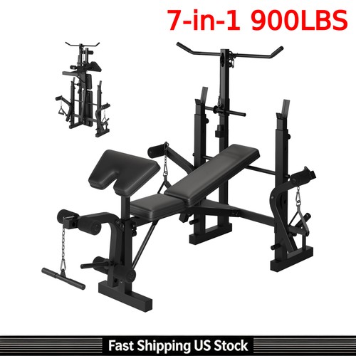 900lbs squat rack leg - 7-in-1,